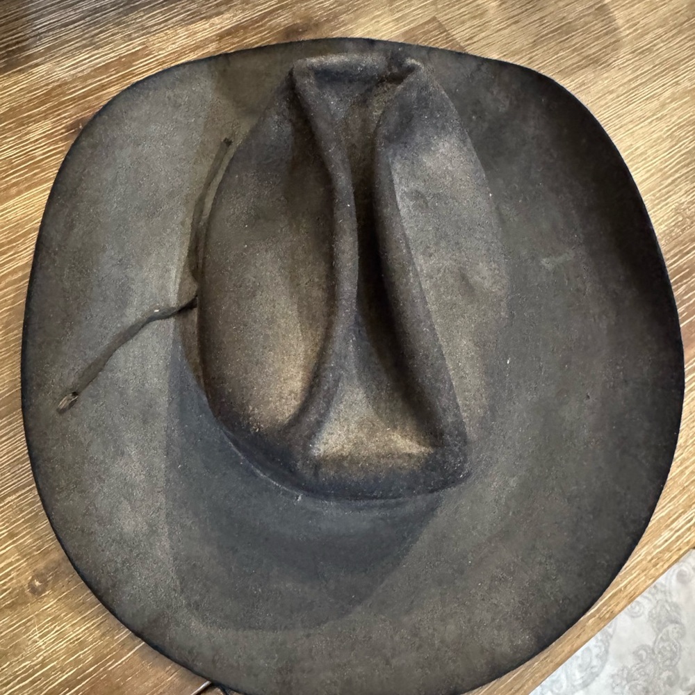 Vintage Black Men’s Fedora - John B. Stetson 3X Beaver